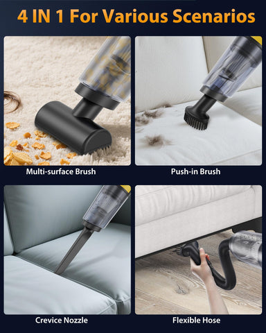 XenonLab vacuum uses reusable HEPA filter for quick, clean home dusting