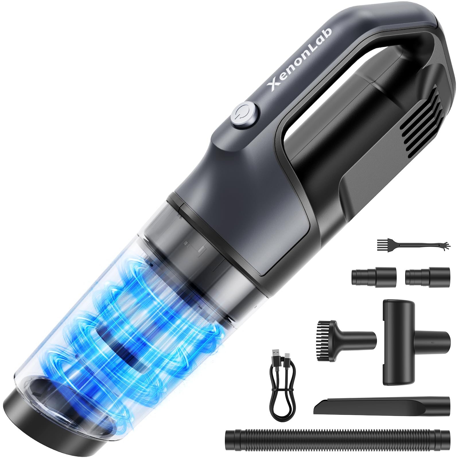 XenonLab handheld vacuum dust cup for quick car and home cleanups
