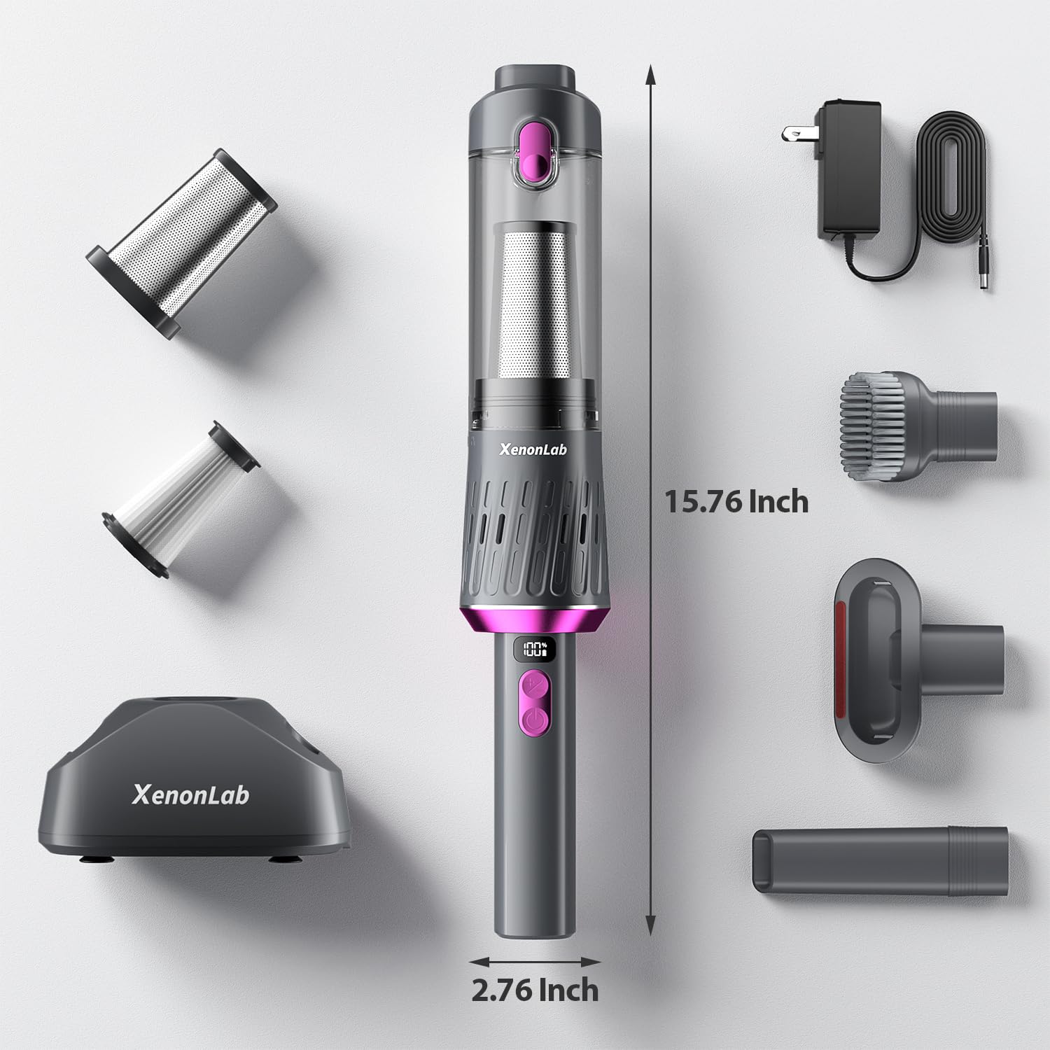 XenonLab smart display and status indicators.
