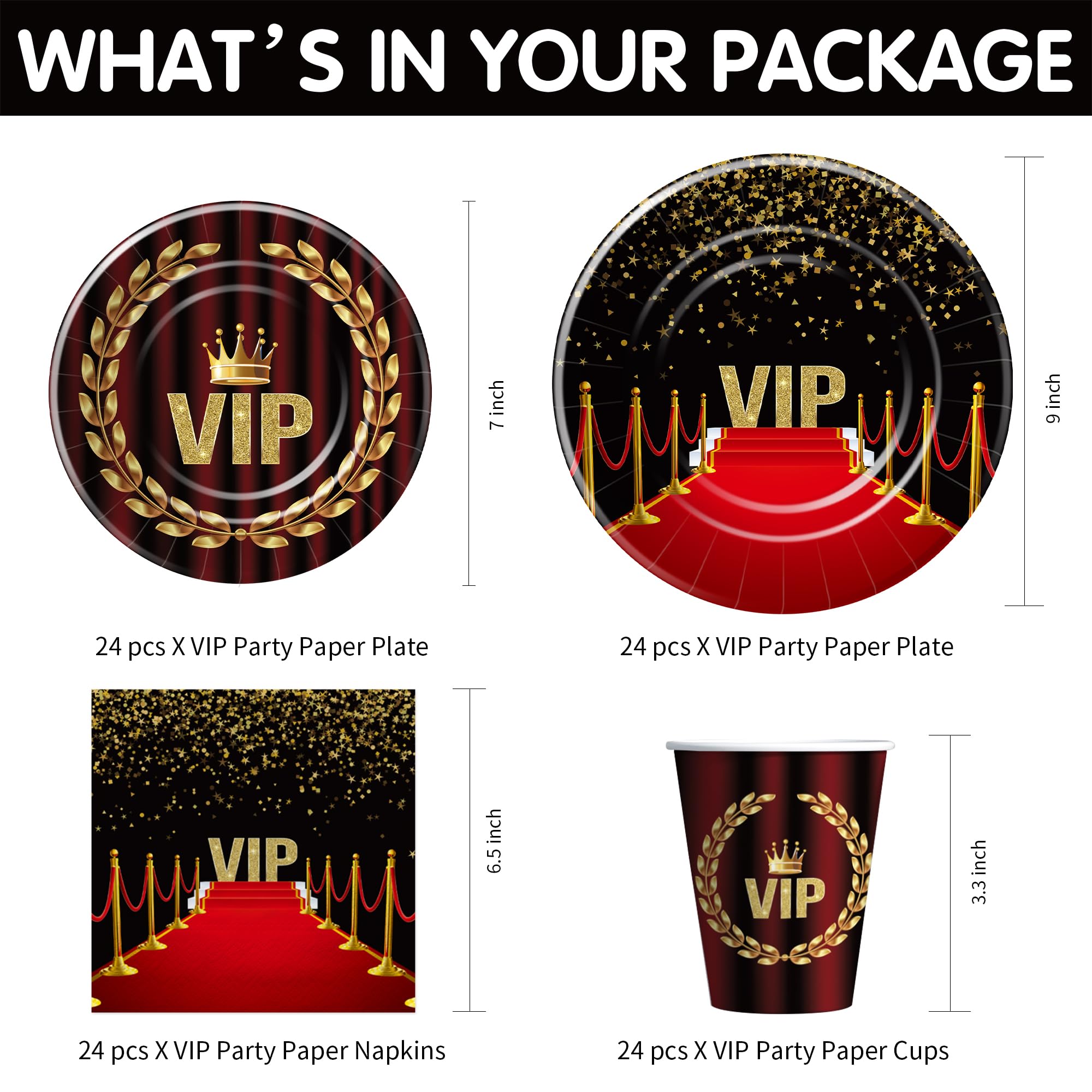 Xenorik VIP red carpet dessert plate highlights upscale snacks.