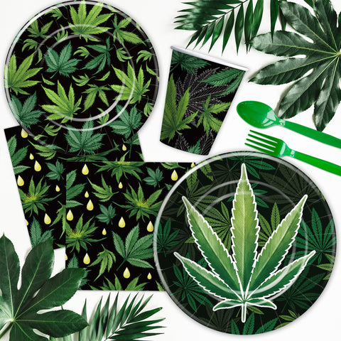 Xenorik weed cutlery set serves 24 guests with ease