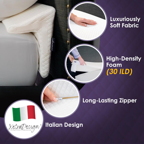 XetraDesign removable cover is machine washable for easy cleaning