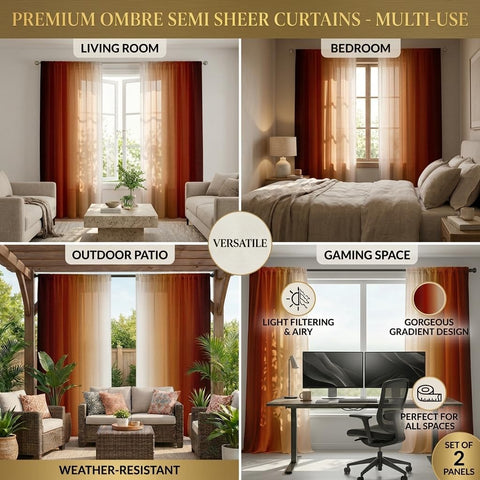 XFLINGBAO two-panel set offers generous coverage for standard windows