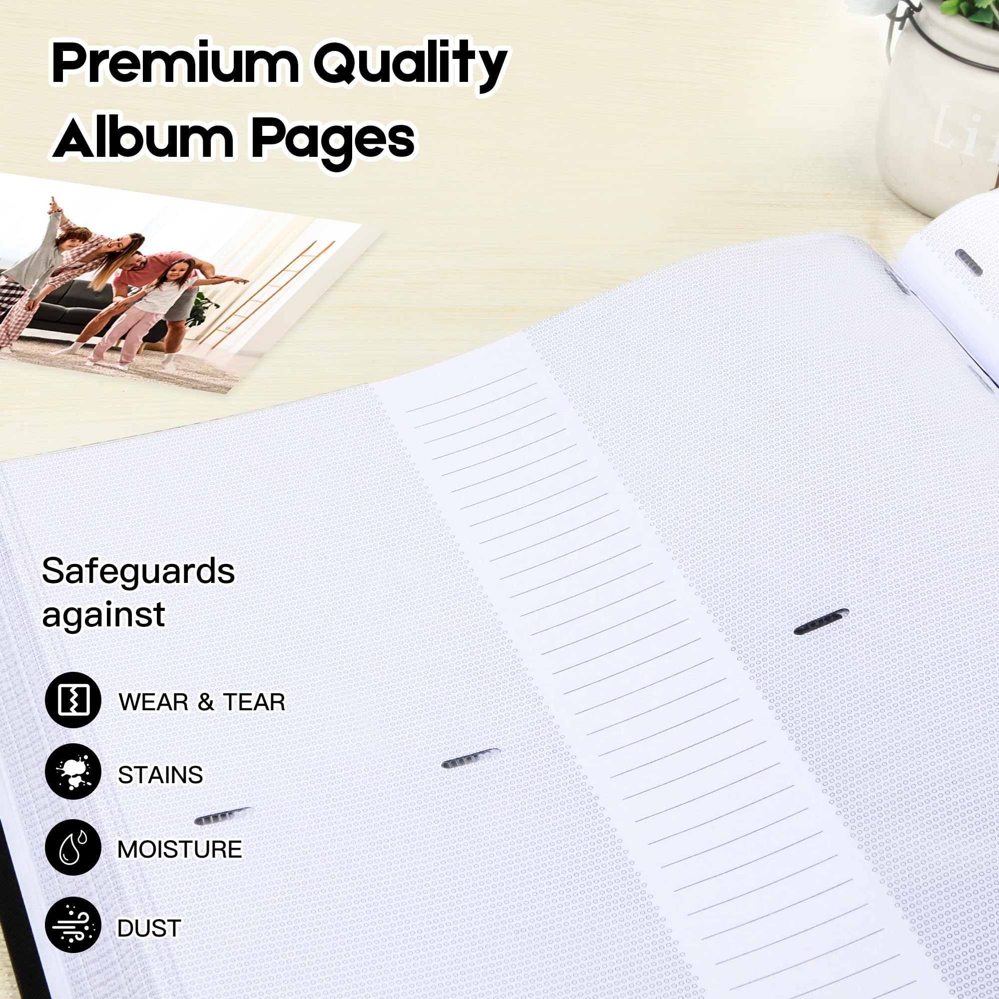 Xfveiwoo 4x6 storage portfolio suitable for photos, artwork, and keepsakes.