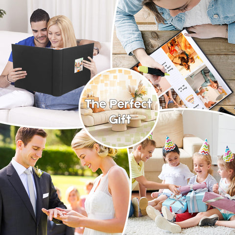 Xfveiwoo gift-ready photo album makes a thoughtful keepsake for loved ones.