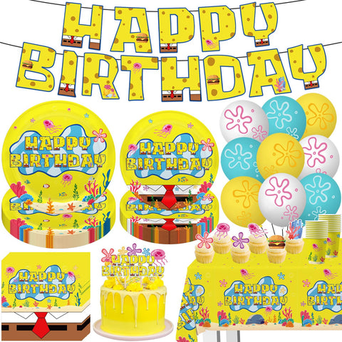 XHCYGWY yellow banner for birthday celebrations