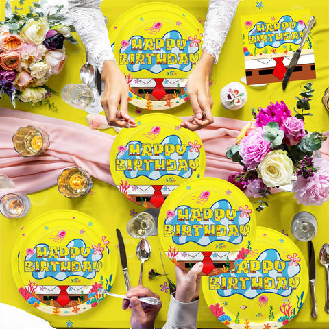 XHCYGWY yellow cupcake toppers for festive treats