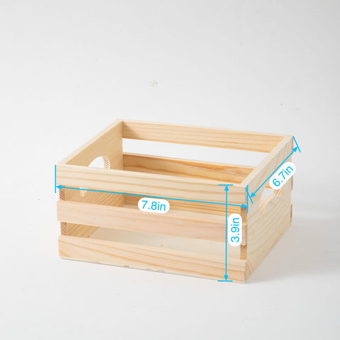 Xhqsulsclac nesting design crates stack neatly to save space in any room.