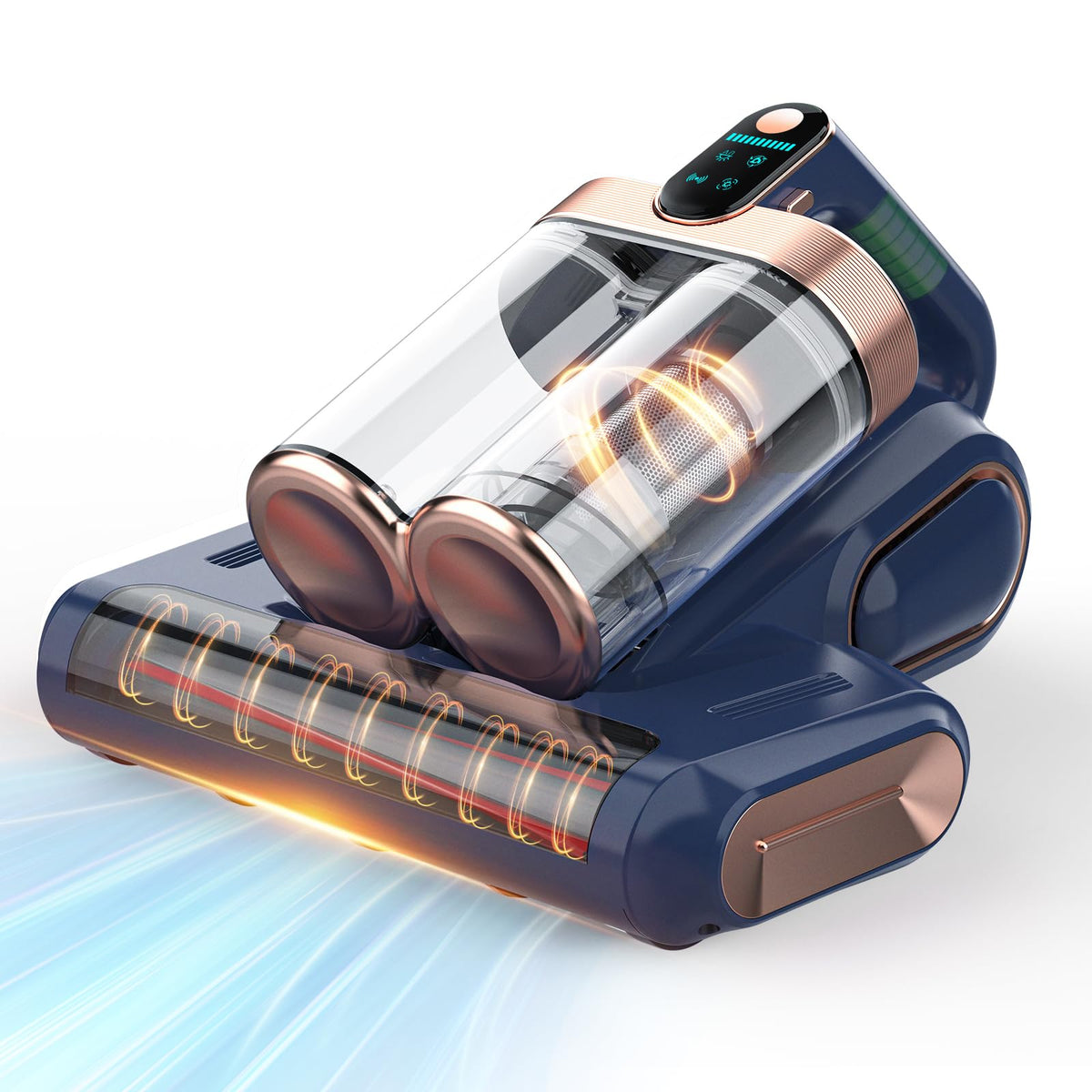 XIAOLANG bed-mattress vacuum with UV-C blue enhances deep cleaning and allergen removal.