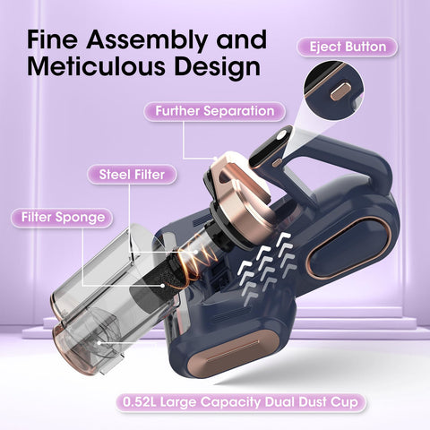 XIAOLANG rechargeable-battery-blue cordless design for longer cleaning sessions.