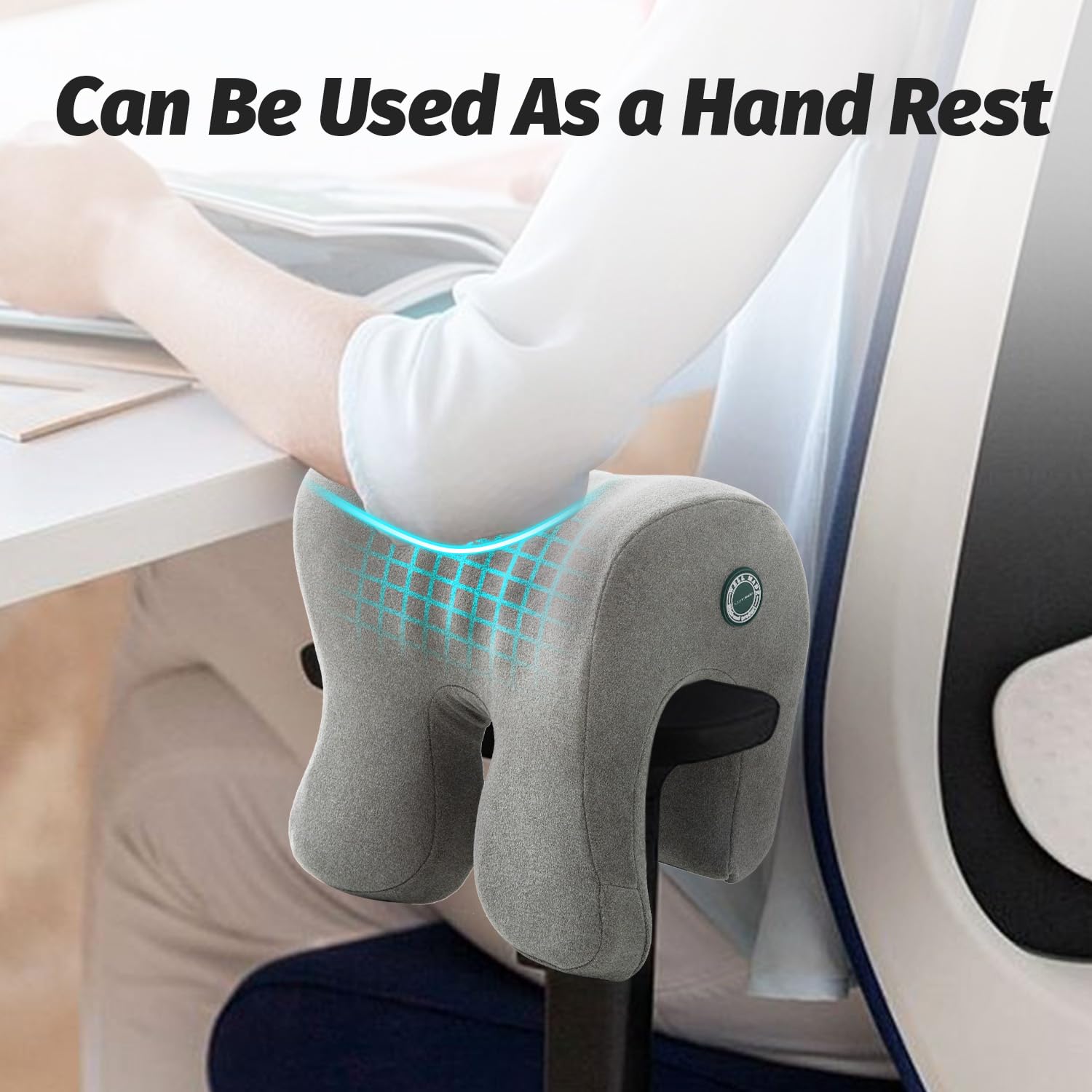 xiaomubiao memory-foam neck pillow supports head comfort during long work sessions.