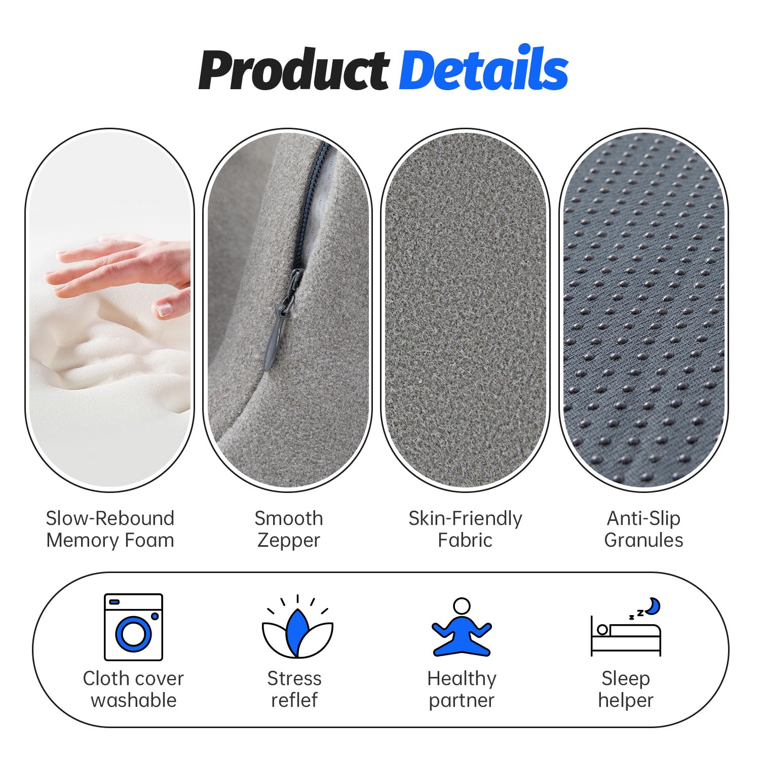 xiaomubiao multipurpose ergonomic pillow supports neck and arms across workspaces.