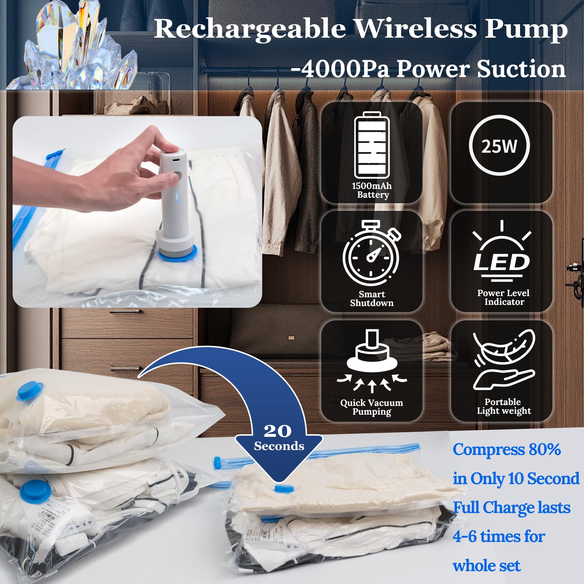 XIAQILAUS triple-seal valve keeps contents airtight and protected