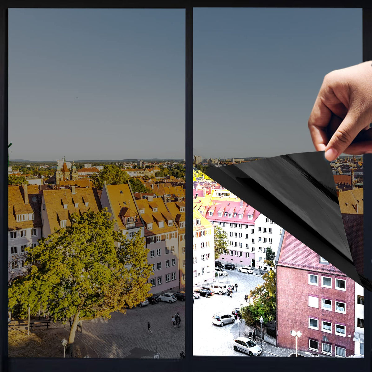 Xiawei cosmic black window film roll blocks UV and reduces glare.