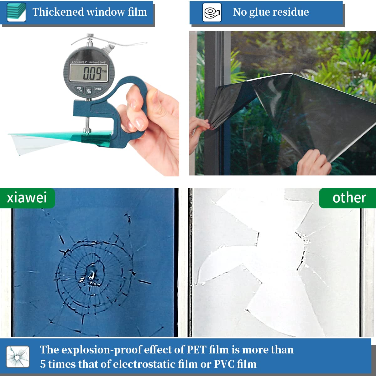 Xiawei UV-blocking film protects furniture and artworks from sun damage.