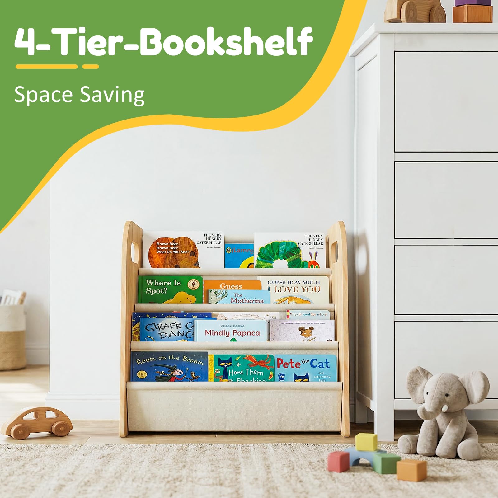 Wide base and stable design of XiaZ shelf for added safety