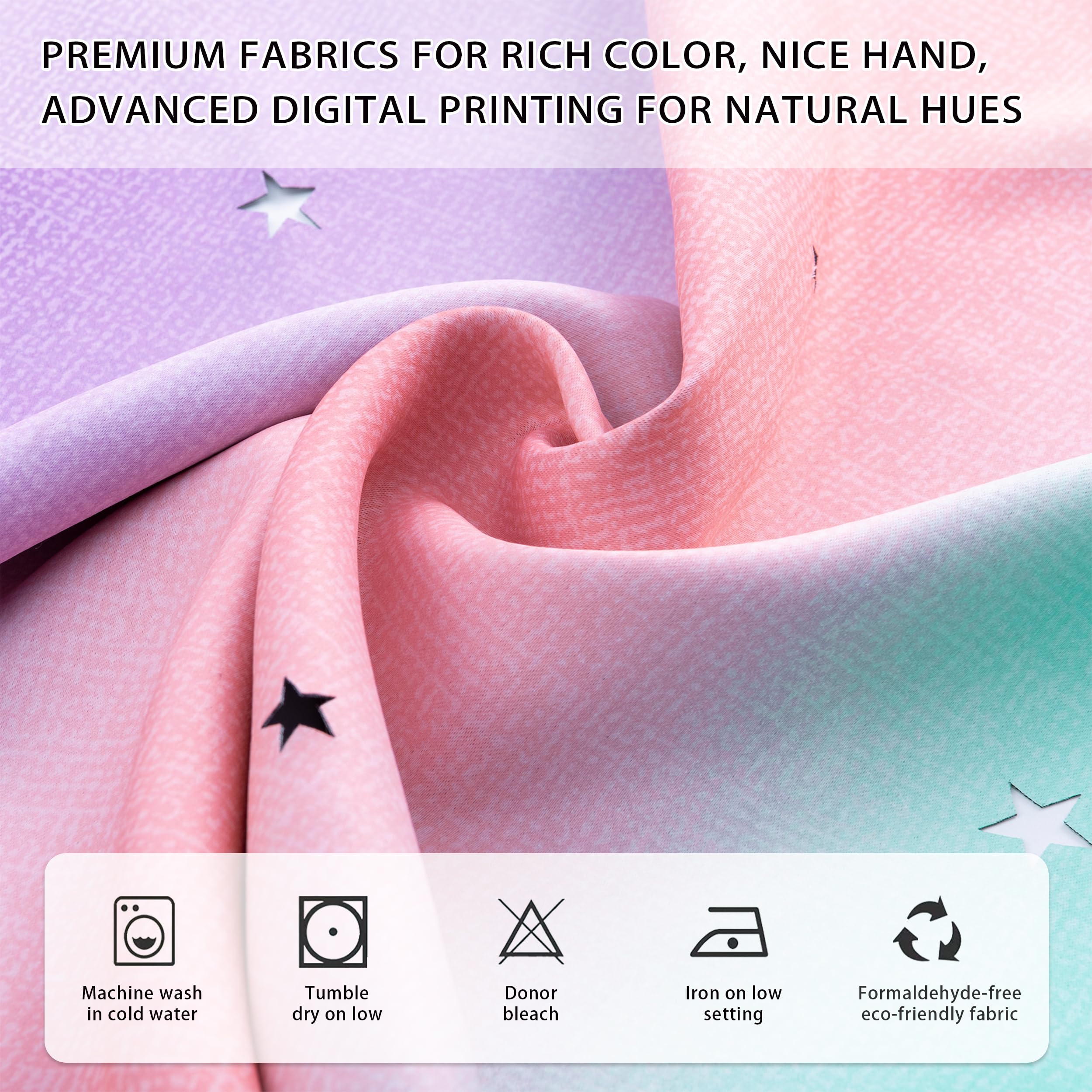 XiDi rainbow design with colorful star pattern for vibrant ambiance