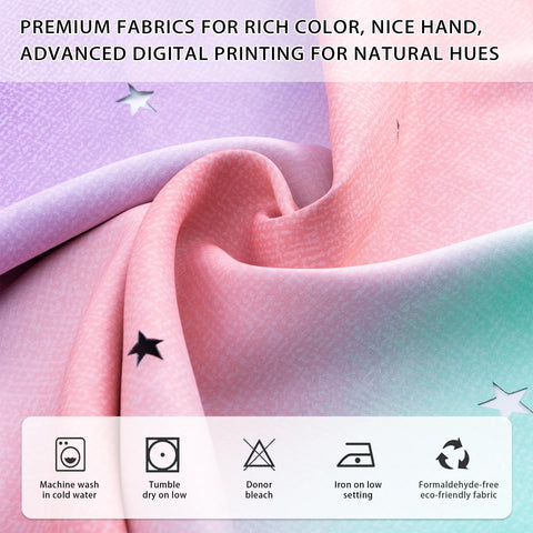 XiDi rainbow design with colorful star pattern for vibrant ambiance