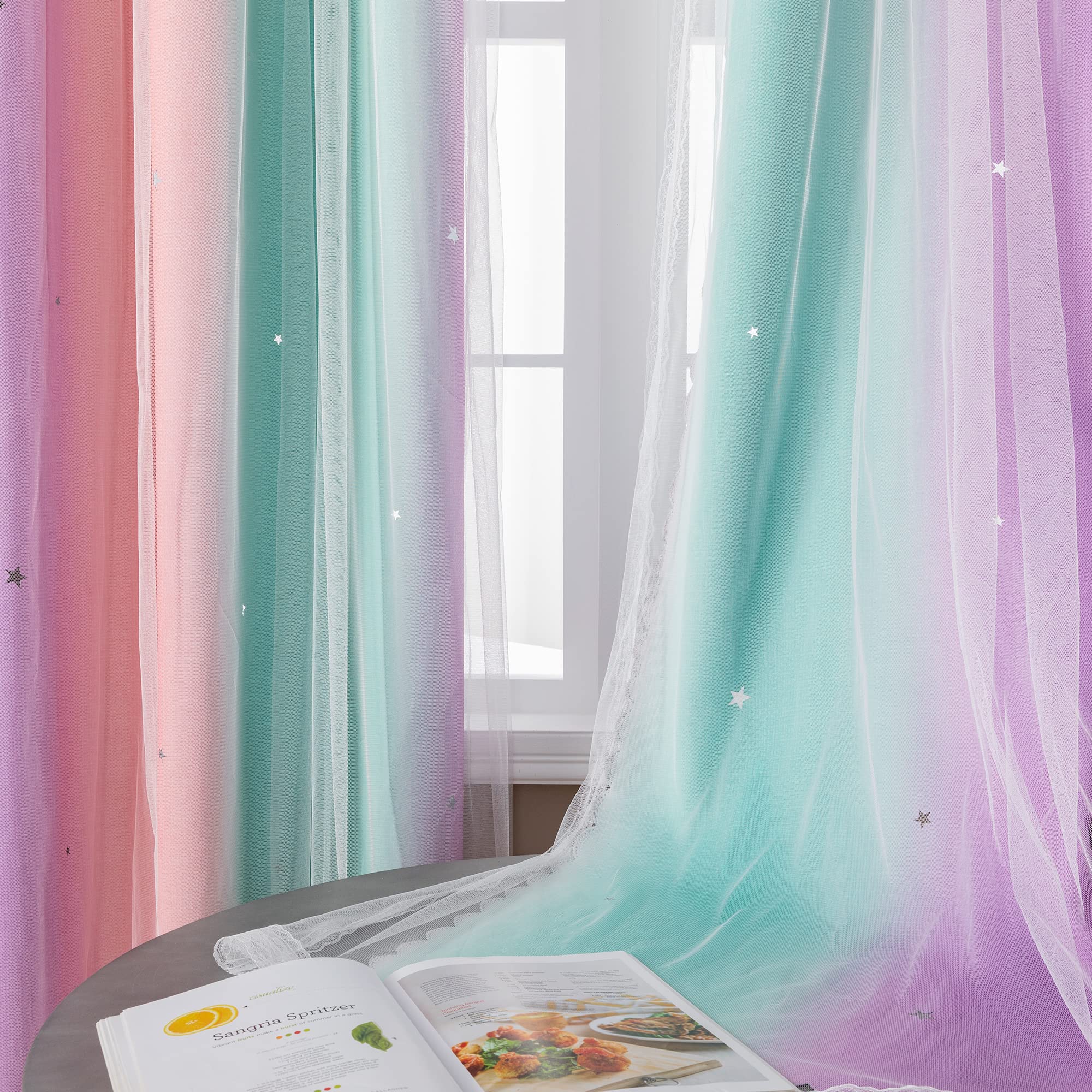 XiDi Dream Star sheer lace edge on outer layer with delicate finish