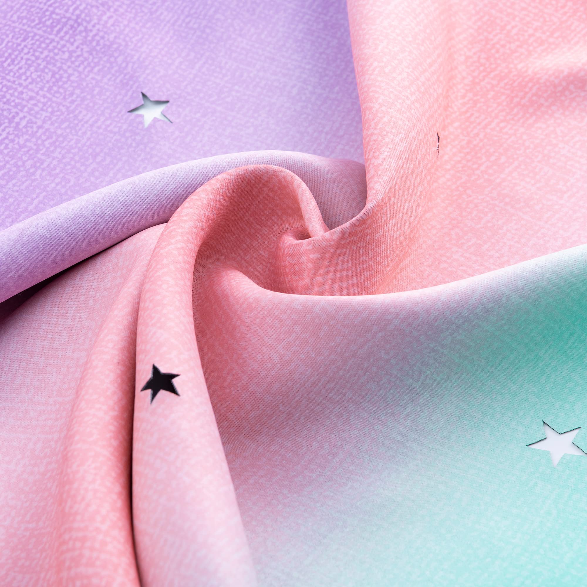 XiDi Dream Star curtain with six grommets fits most standard rods