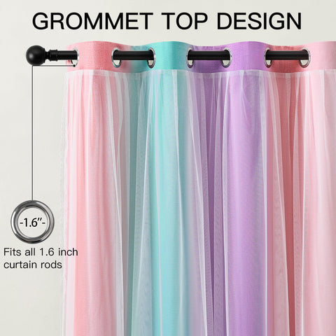 XiDi princess bedroom curtains with soft, skin-friendly fabric for everyday use.