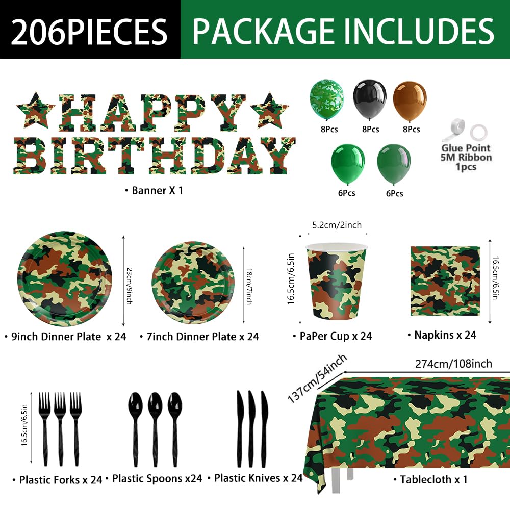 XIENBLOC camo 7-inch plates for quick meals, easy cleanup.