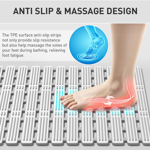 XIYUNTE ridged surface provides foot comfort and traction