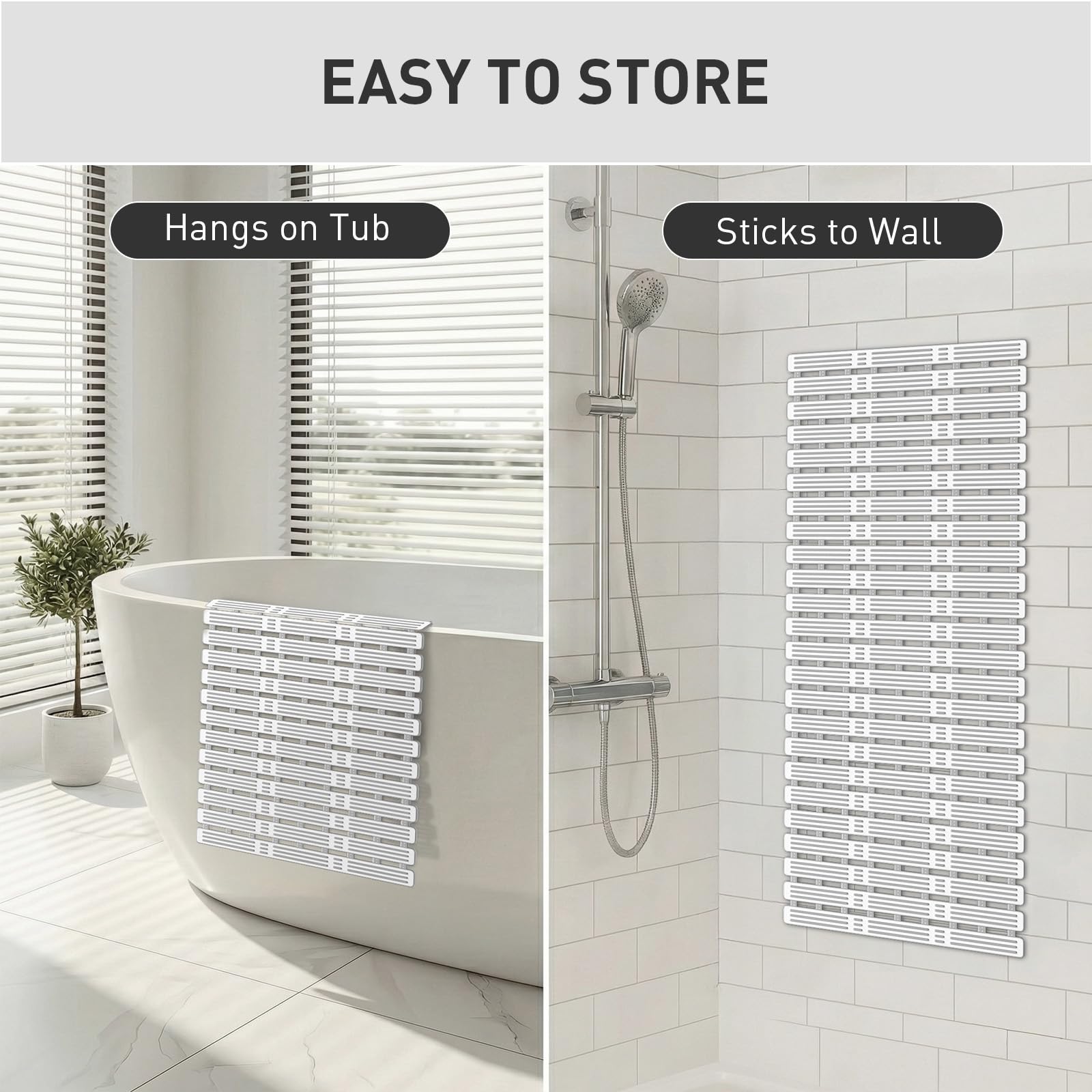XIYUNTE versatile mat suitable for tub or shower spaces