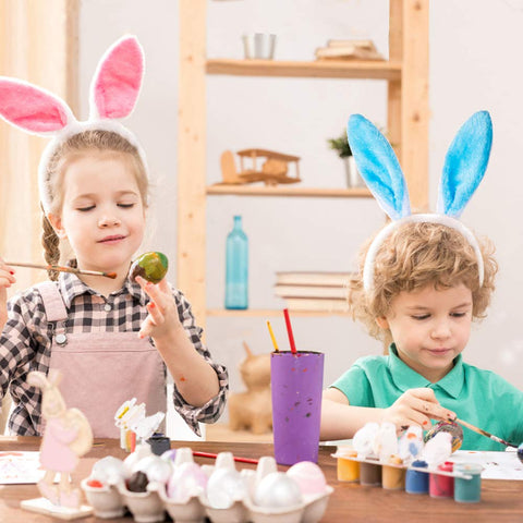 XIMISHOP bunny ears headband suited for Easter celebrations and daily fun
