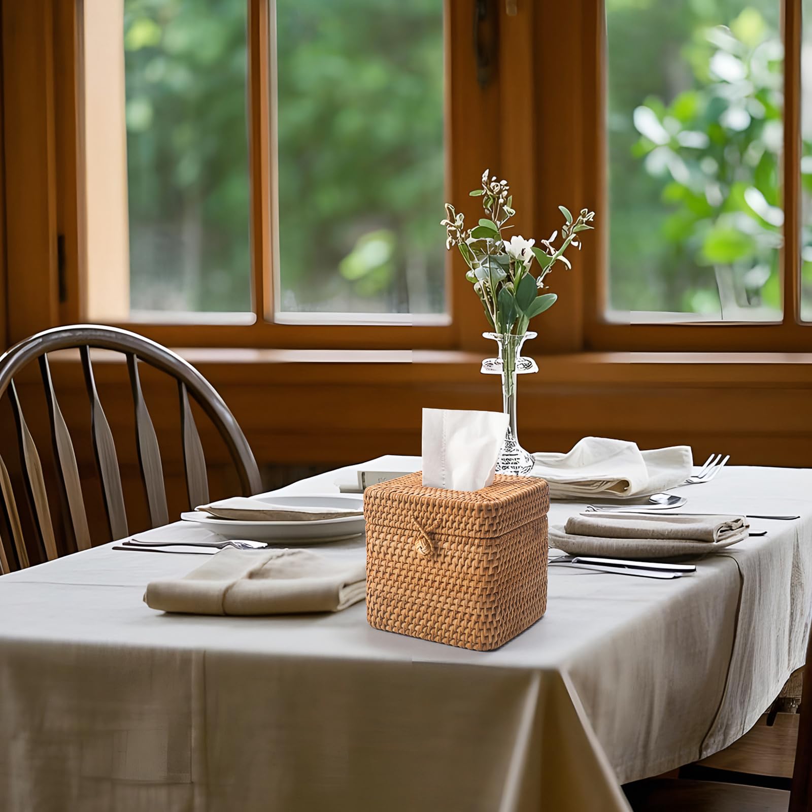 XIMISISE easy-clean damp-cloth care maintains the natural weave without harsh chemicals.