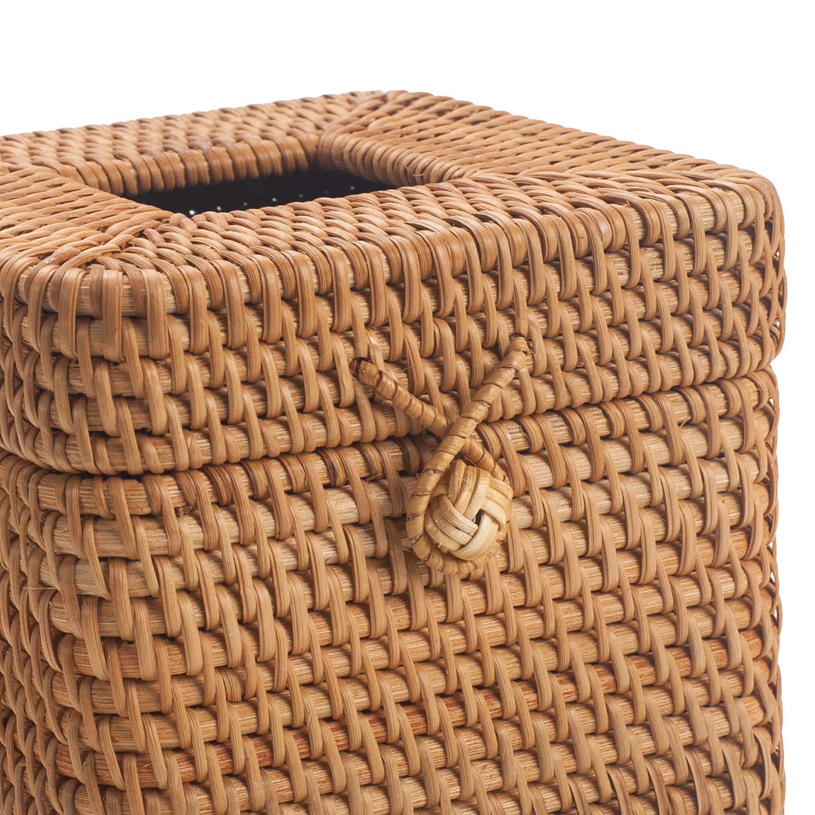XIMISISE natural woven rattan texture closeup shows handmade detail and texture.