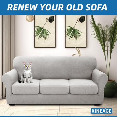 XINEAGE elastic-edge design keeps slipcover secure during use