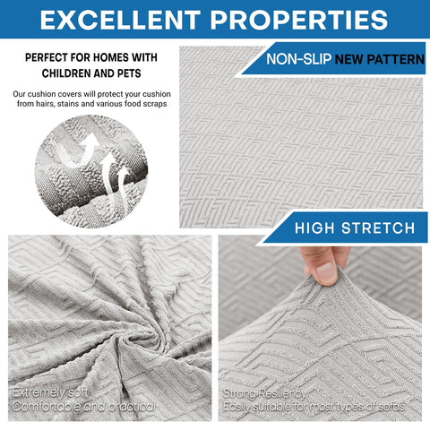 XINEAGE separated cushion covers provide a snug, tailored fit