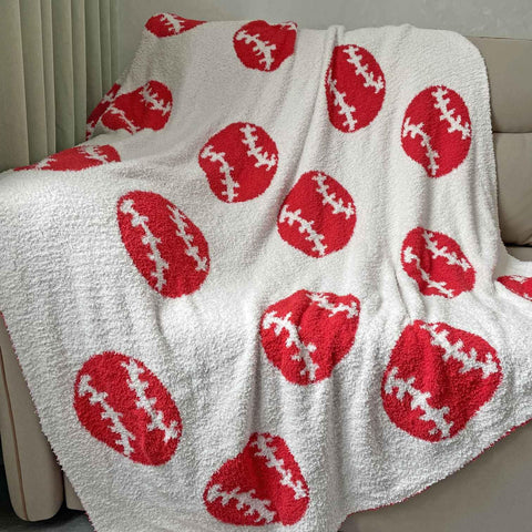 XING7DAY blanket fleece detail, lightweight warmth for evenings