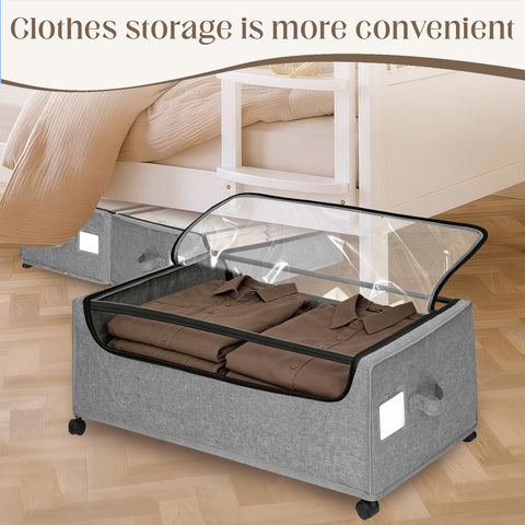 Xingyinghome under-bed storage under-bed fit maximizes space under furniture.