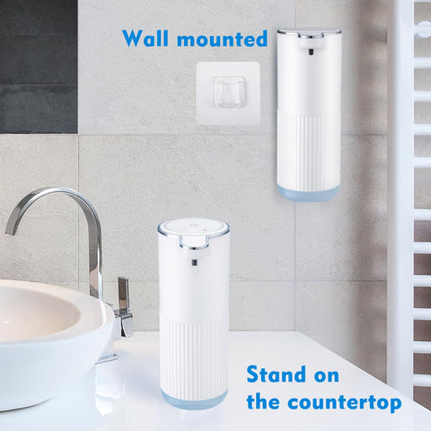 XINKORA versatile foam dispenser suitable for wall-mount or countertop