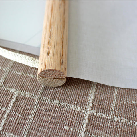 xinyuru natural oak scroll finish enhances minimalist decor with subtle texture.