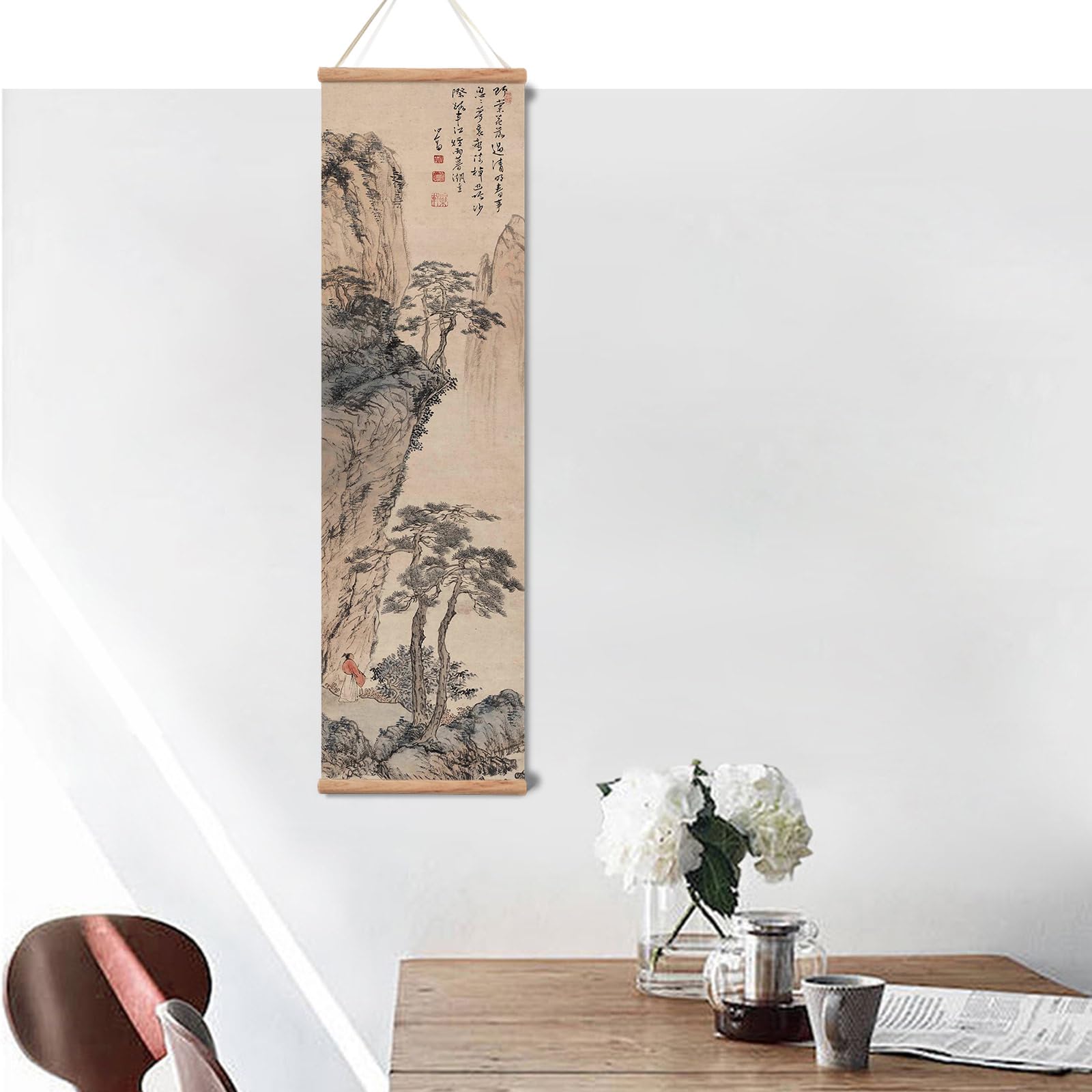 xinyuru polyester canvas feels soft and light for easy hanging and display.