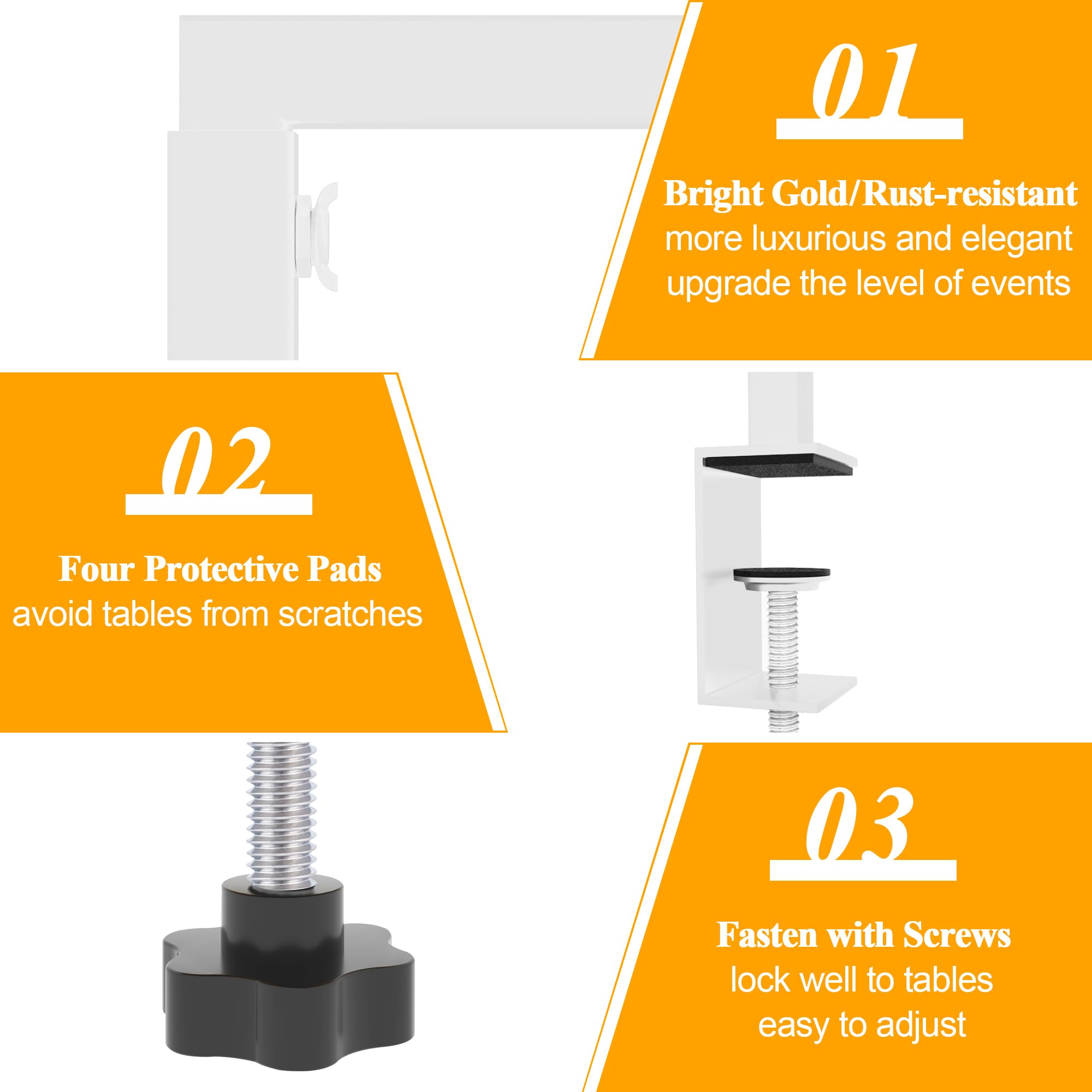 Xiomot 1.5 cm square metal tubes provide durable support