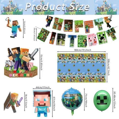 Xioose Pixel party backdrop with banner adds festive welcome for guests.