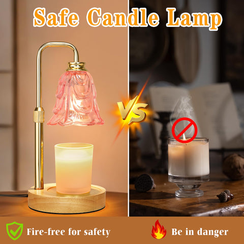 XJZJY flame-free design keeps bedrooms safe during late-night relaxation.