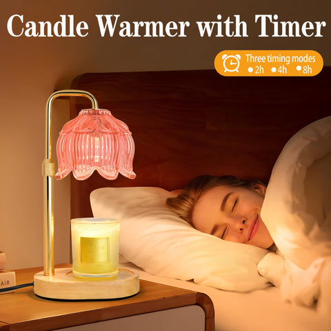 XJZJY Candle Warmer Lamp height adjustment fits shelves and tables