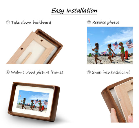 XKIILH 11x14 frame compatible with photos, art, or postcards.