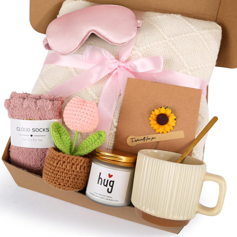 XKOYY birthday gift basket for ladies, a curated self-care set perfect for celebrations.
