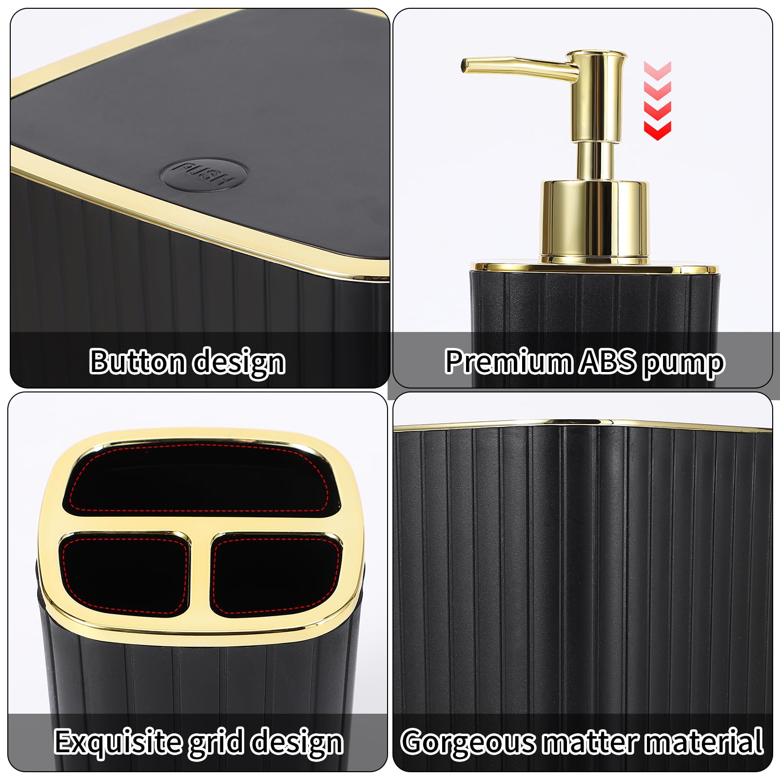 XLHOMO black soap dish keeps soap dry and ready