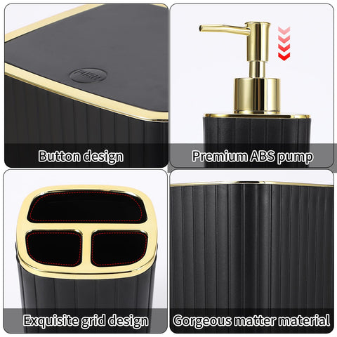 XLHOMO black soap dish keeps soap dry and ready