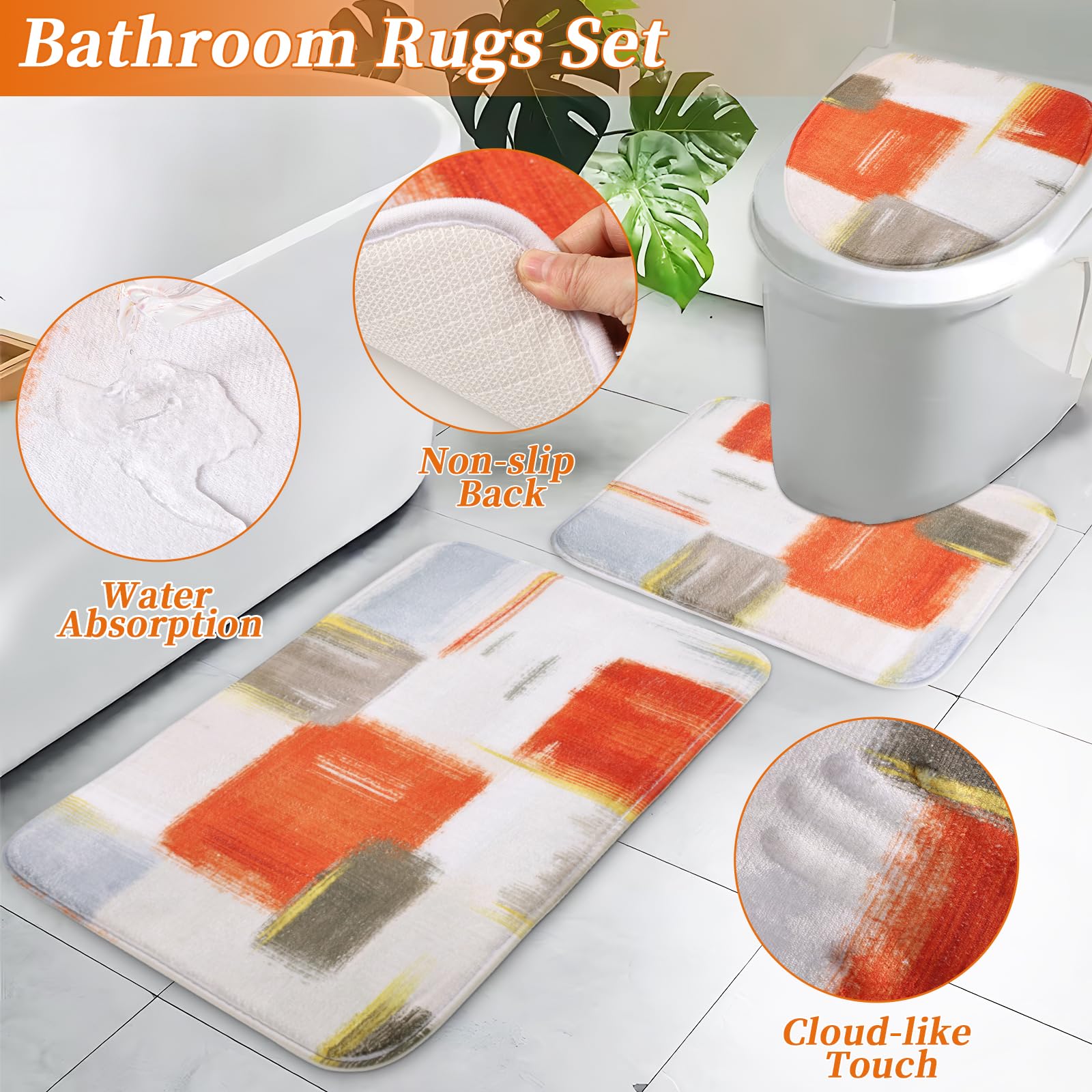 XLHOMO orange tumbler for rinsing and daily vanity use.