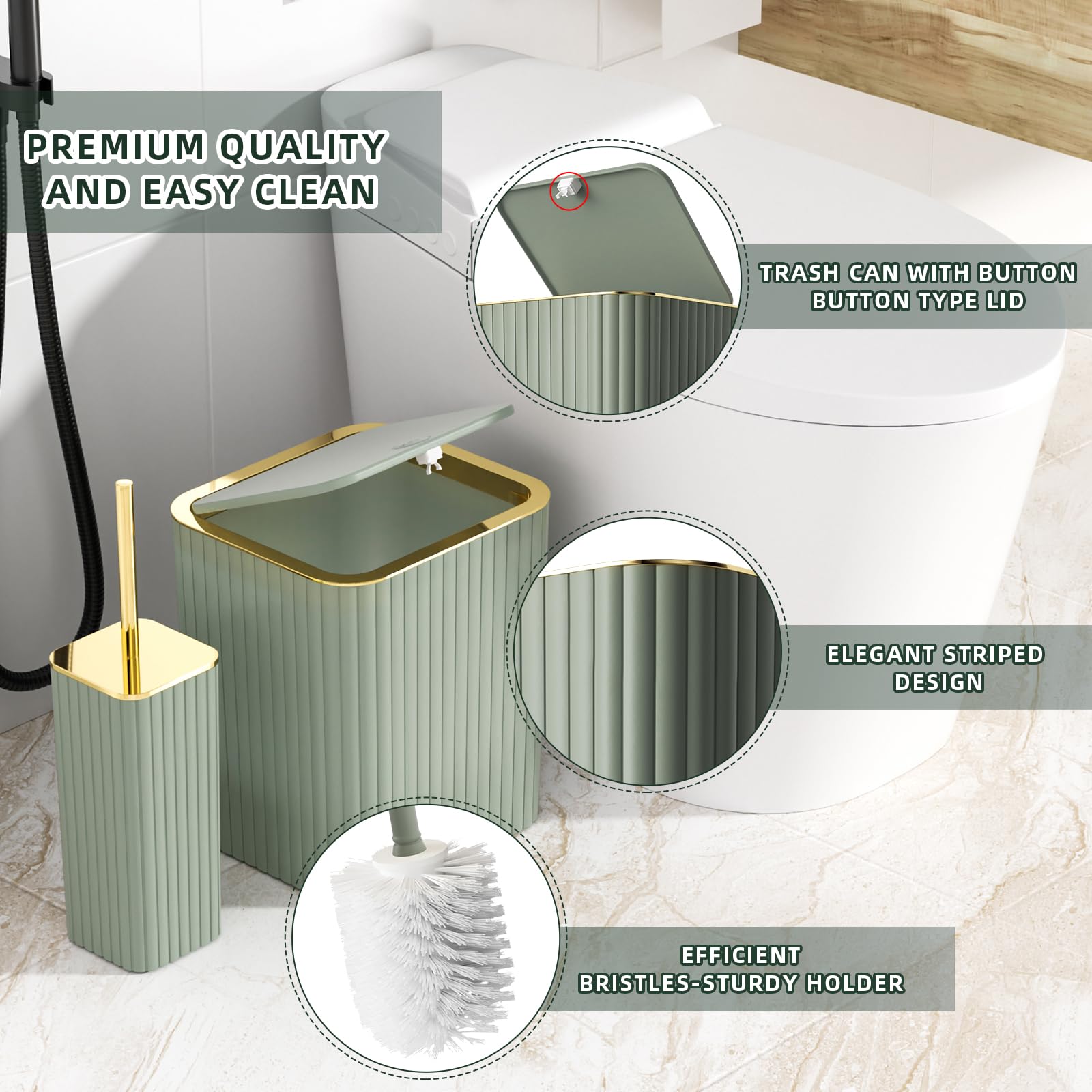XLHOMO plastic jars keep small essentials organized and protected