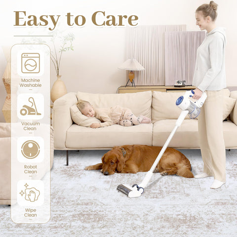 XLUEZ beige neutral backdrop rug complements any decor