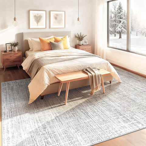 XLUEZ non-slip backing ensures safer placement on wood or tile floors